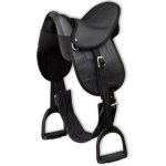 Vidaxl ensemble de selle pony 10  noir