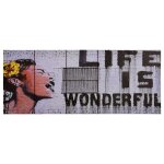 Vidaxl ensemble de tableau sur toile wonderful multicolore 200x80 cm