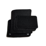 Vidaxl ensemble de tapis de voiture 4 pcs pour renault twingo ii