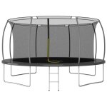 Vidaxl ensemble de trampoline rond 460x80 cm 150 kg