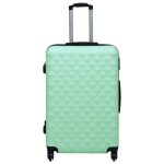 Vidaxl ensemble de valises rigides 3 pcs menthe abs