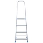 Vidaxl escabeau  4 marches aluminium 150 kg