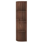 Vidaxl tagre d'angle sur pied chne marron 40x41, 5x180 cm agglomr
