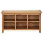 Vidaxl tagre  chaussures 90x37x45 cm bois de chne solide