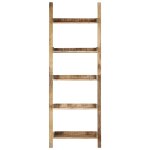 Vidaxl tagre  chelle marron 75x37x205 cm bois de manguier solide