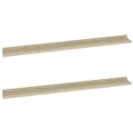 Vidaxl Étagères murales 2 pcs chêne sonoma 100x9x3 cm Vidaxl Étagères murales 2 pcs chêne sonoma 100x9x3 cm
