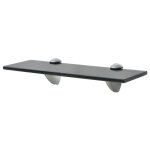 Vidaxl tagres murales 2 pcs verre 30 x 20 cm 8 mm