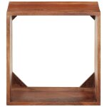 Vidaxl tagre murale 40x30x40 cm bois d'acacia solide