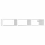 Vidaxl tagre murale blanc 102x30x17 cm agglomr