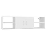 Vidaxl �tag�re murale blanc 102x30x29 cm agglom�r�