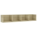Vidaxl tagre murale  cd chne sonoma 100x18x18 cm agglomr