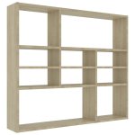 Vidaxl �tag�re murale ch�ne sonoma 90x16x78 cm agglom�r�