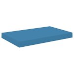 Vidaxl �tag�re murale flottante bleu 50x23x3, 8 cm mdf