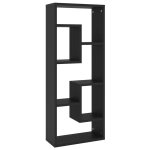 Vidaxl Étagère murale noir 36x16x90 cm aggloméré Vidaxl Étagère murale noir 36x16x90 cm aggloméré