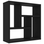 Vidaxl Étagère murale noir 45, 1x16x45, 1 cm aggloméré Vidaxl Étagère murale noir 45, 1x16x45, 1 cm aggloméré