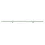 Vidaxl tagre murale en verre 100 x 20 cm 8 mm