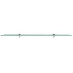 Vidaxl tagre murale en verre 100x20 cm 8 mm