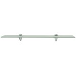Vidaxl tagre murale en verre 60 x 10 cm 8 mm