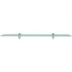 Vidaxl tagre murale en verre 70 x 10 cm 8 mm