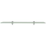 Vidaxl tagre murale en verre 70x20 cm 8 mm