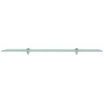 Vidaxl tagre murale en verre 90 x 10 cm 8 mm