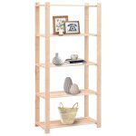 Vidaxl tagres de rangement  5 niveaux 2 pcs 80x38x170 cm 250 kg