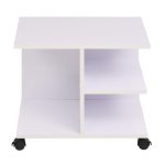 Vidaxl tagre  roulettes 50 x 35 x 42 cm blanc