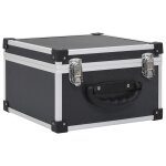 Vidaxl tui de cd pour 40 cd aluminium abs noir