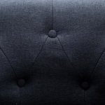 Vidaxl fauteuil gris fonc� tissu