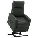 Vidaxl fauteuil inclinable électrique gris similicuir Vidaxl fauteuil inclinable électrique gris similicuir