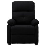 Vidaxl fauteuil inclinable �lectrique noir tissu