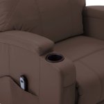 Vidaxl fauteuil inclinable marron similicuir Vidaxl fauteuil inclinable marron similicuir