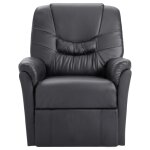Vidaxl fauteuil inclinable de massage gris similicuir