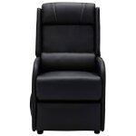 Vidaxl fauteuil inclinable de massage noir et gris similicuir Vidaxl fauteuil inclinable de massage noir et gris similicuir