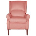 Vidaxl fauteuil inclinable rose velours Vidaxl fauteuil inclinable rose velours