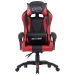 Vidaxl fauteuil de jeux vido rouge bordeaux similicuir
