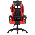 Vidaxl fauteuil de jeux vido rouge similicuir