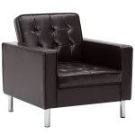 Vidaxl fauteuil marron similicuir