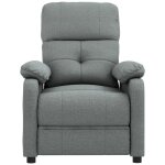 Vidaxl fauteuil de massage gris foncé tissu Vidaxl fauteuil de massage gris foncé tissu