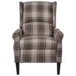 Vidaxl fauteuil de massage inclinable beige tissu
