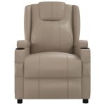 Vidaxl fauteuil de massage inclinable cappuccino similicuir