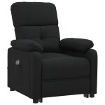 Vidaxl fauteuil de massage inclinable électrique noir tissu Vidaxl fauteuil de massage inclinable électrique noir tissu