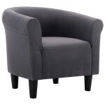 Vidaxl fauteuil noir tissu Vidaxl fauteuil noir tissu