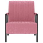 Vidaxl fauteuil rose velours Vidaxl fauteuil rose velours