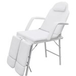 Vidaxl fauteuil pour traitement facial similicuir 185x78x76 cm blanc Vidaxl fauteuil pour traitement facial similicuir 185x78x76 cm blanc