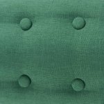 Vidaxl fauteuil vert tissu