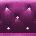 Vidaxl fauteuil violet velours