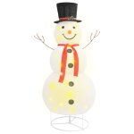 Vidaxl figurine de bonhomme de neige de noël à led tissu 180 cm Vidaxl figurine de bonhomme de neige de noël à led tissu 180 cm
