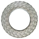 Vidaxl fil barbel concertina acier galvanis 500 m