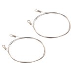 Vidaxl fils de coupe pour cutter � mousse 2 pcs 137 cm